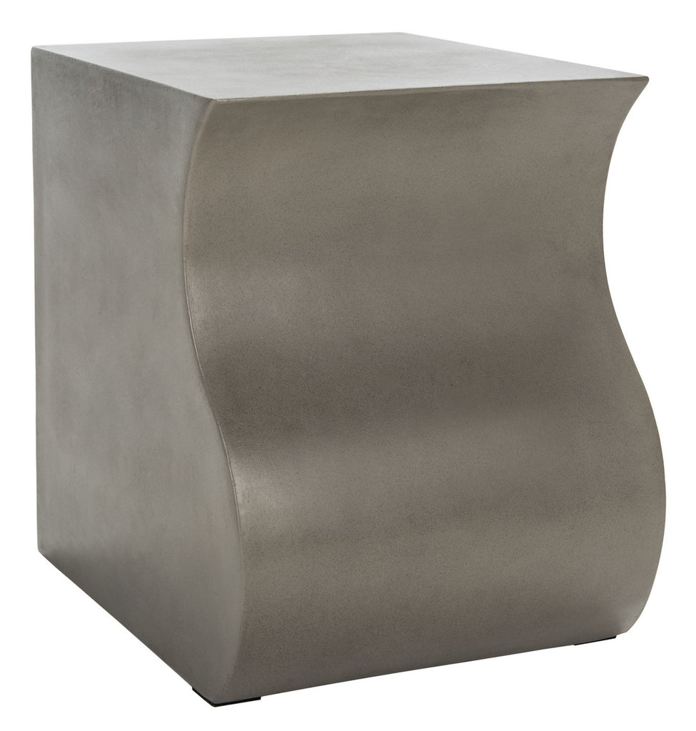 Safavieh Mazza Concrete Accent Stool | Outdoor Stools & Benches |  Modishstore  - 2