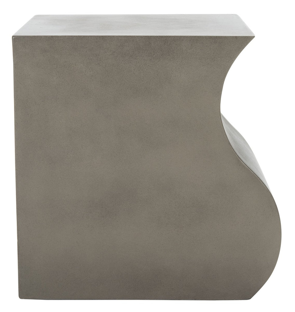Safavieh Mazza Concrete Accent Stool | Outdoor Stools & Benches |  Modishstore  - 4