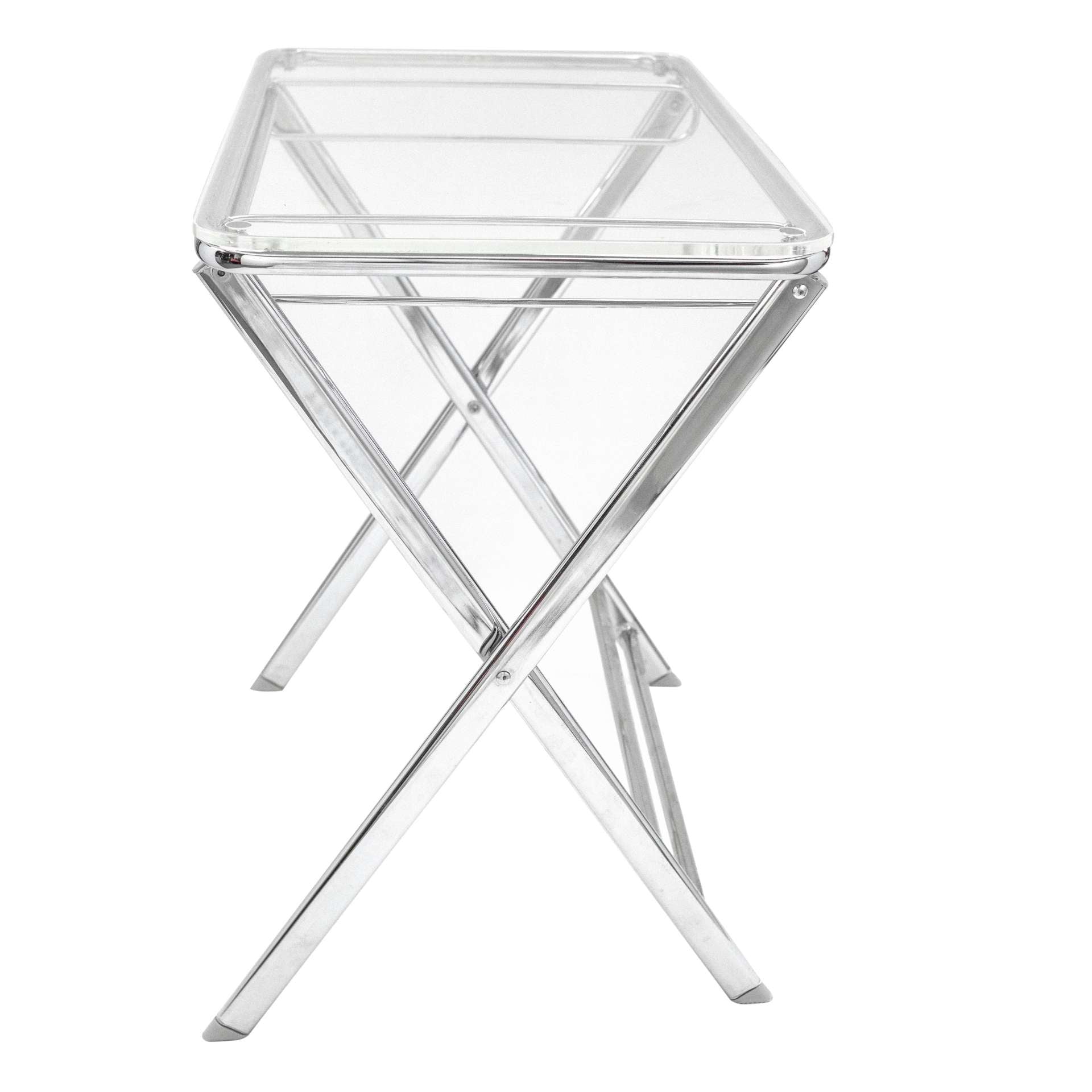LeisureMod Victorian Foldable End Side Table Tray | Side Tables | Modishstore - 4