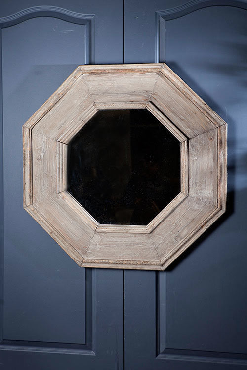 Vagabond Vintage Large Octagonal Wall Mirror | Modishstore | Mirrors