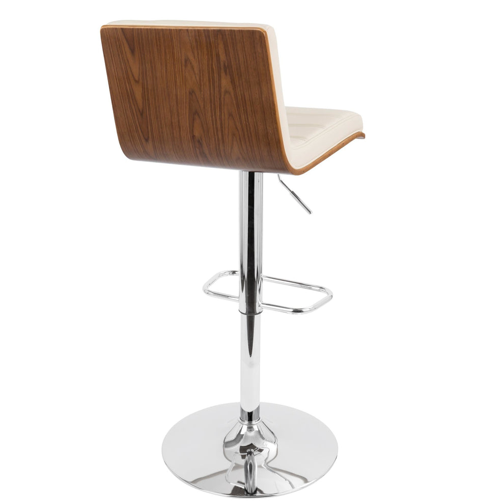 Valencia Adjustable Barstool - Set of 2 Black  By LumiSource | Bar Stools | Modishstore - 24