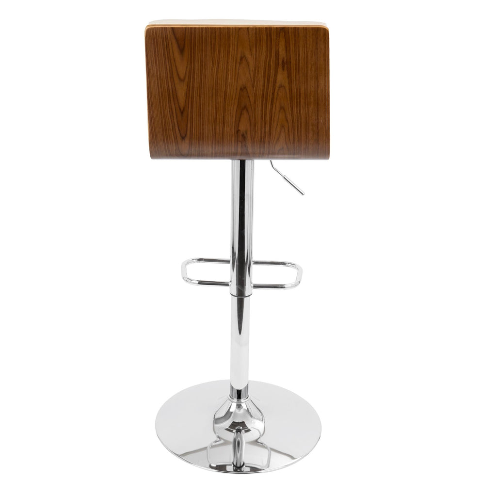 Valencia Adjustable Barstool - Set of 2 Black  By LumiSource | Bar Stools | Modishstore - 25