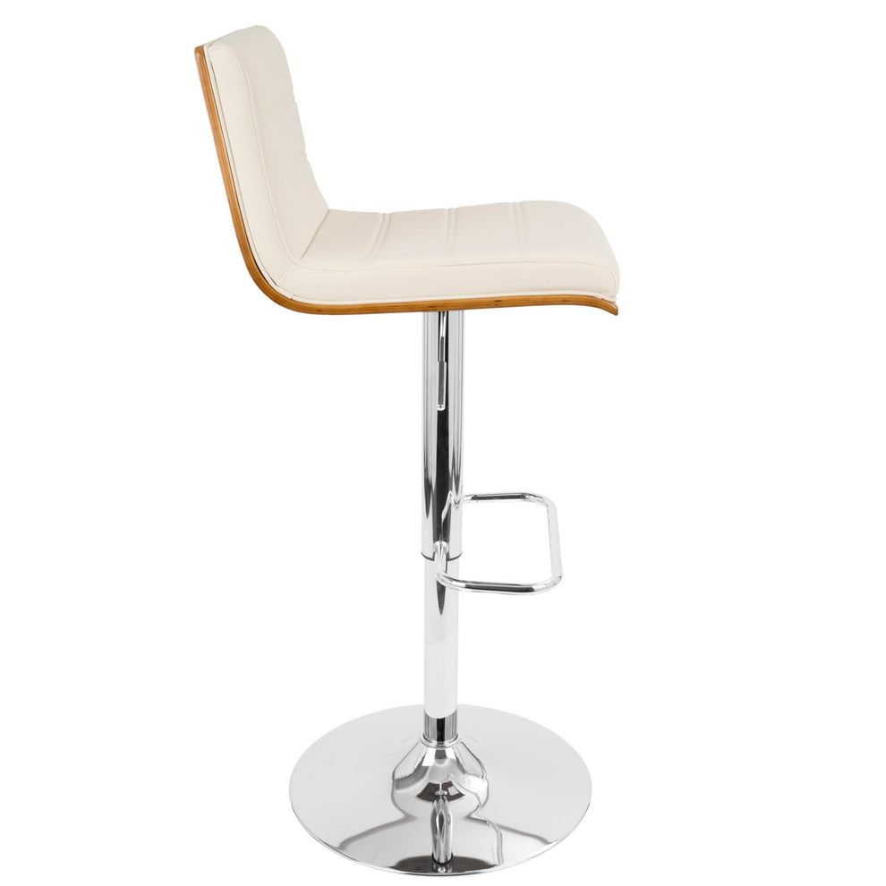 Valencia Adjustable Barstool - Set of 2 Black  By LumiSource | Bar Stools | Modishstore - 23