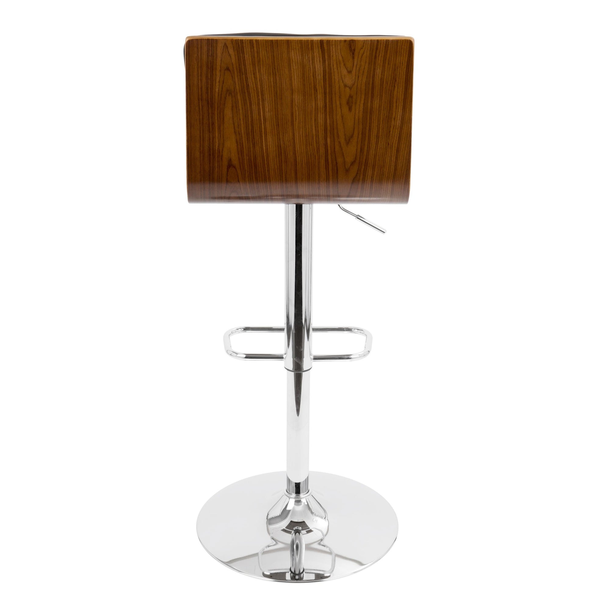 Valencia Adjustable Barstool - Set of 2 Black  By LumiSource | Bar Stools | Modishstore - 16