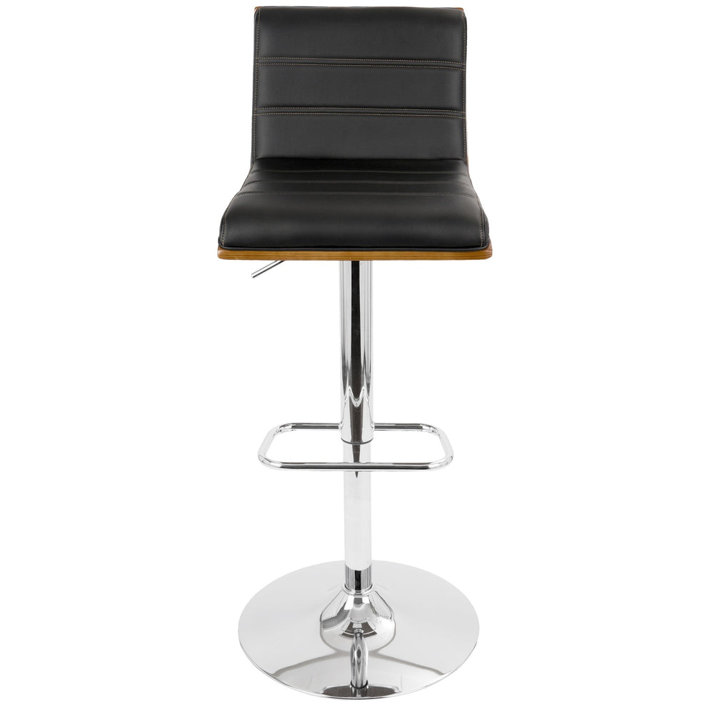 Valencia Adjustable Barstool - Set of 2 Black  By LumiSource | Bar Stools | Modishstore - 17