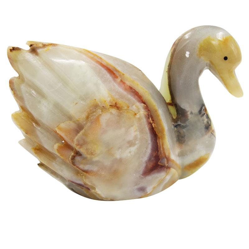 Onyx Swan figurine | ModishStore | Minerals and Stones | AL2006  -3