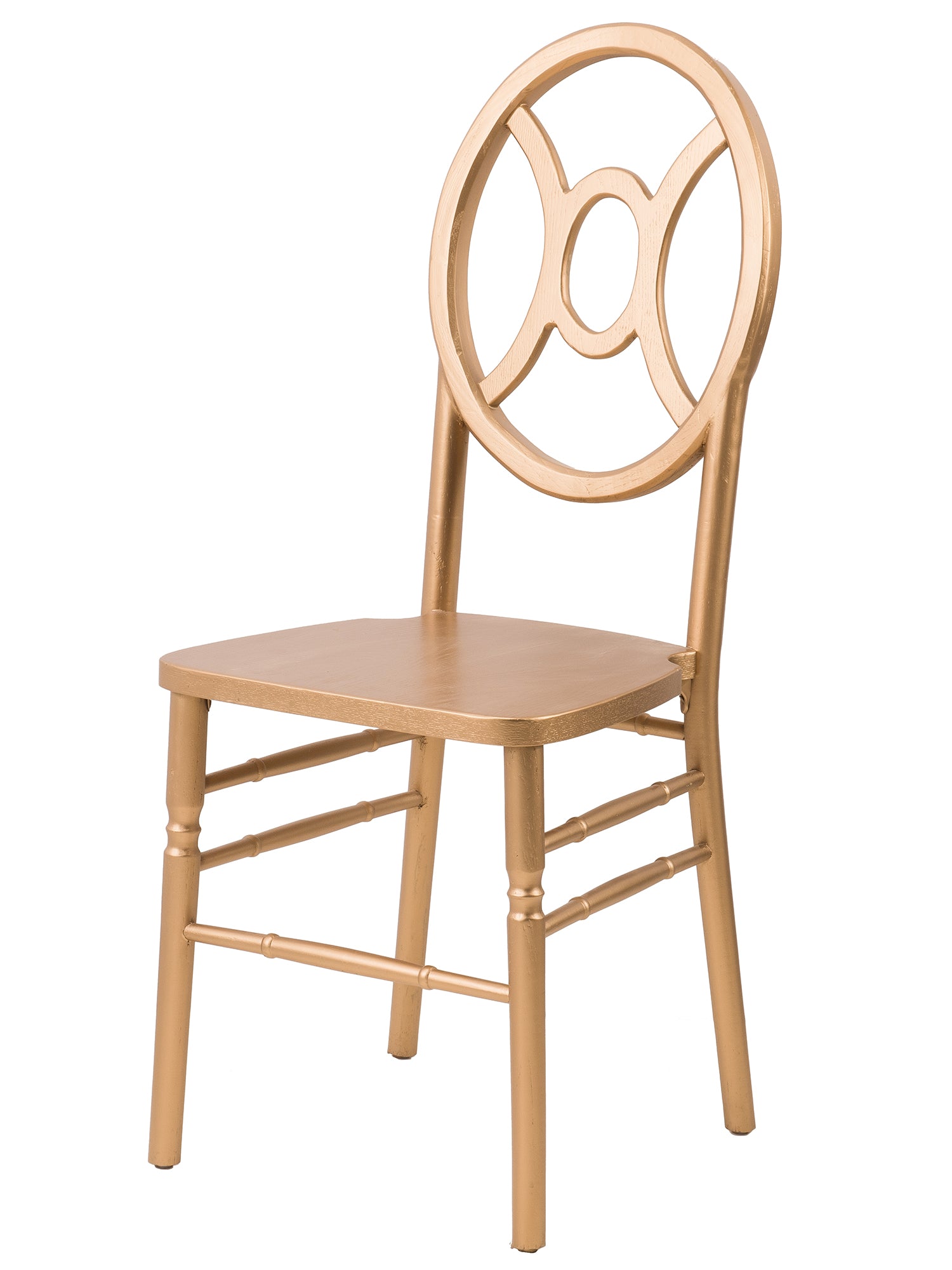 Set Of 2 Commerical Seating Products Twin Gold Wood Chairs By Csp | Side Chairs | Modishstore