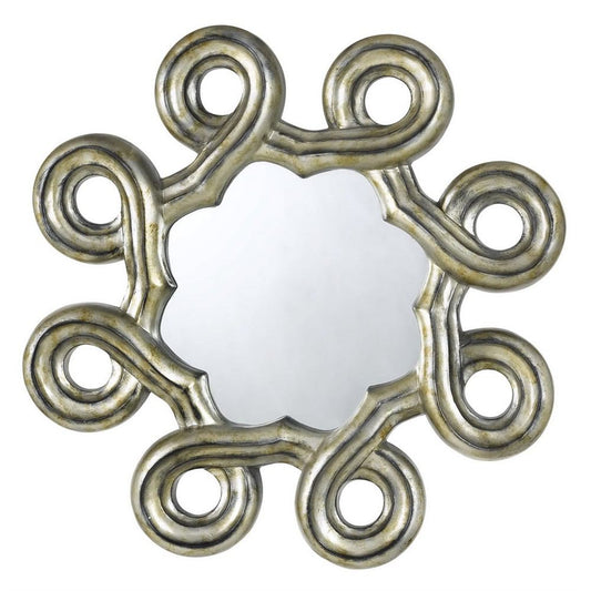 Cal Lighting WA-2155MIR Formia Hexagon Pu Beveled Mirror | Modishstore | Mirrors