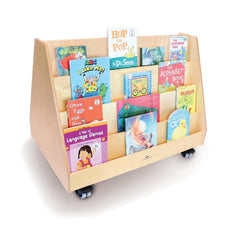 Whitney Brothers Two-Sided Mobile Book Display