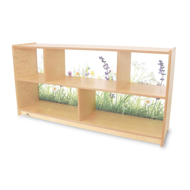 Whitney Brothers Nature View Acrylic Back Cabinet 24"H | Cabinets | Modishstore-4