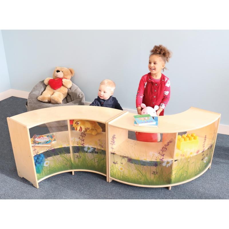 Whitney Brothers Nature View Curve In Cabinet 24"H | Kids Collection | Modishstore-3