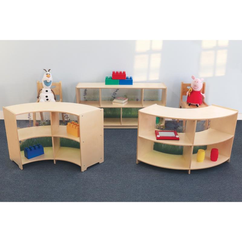 Whitney Brothers Nature View Curve In Cabinet 24"H | Kids Collection | Modishstore-4