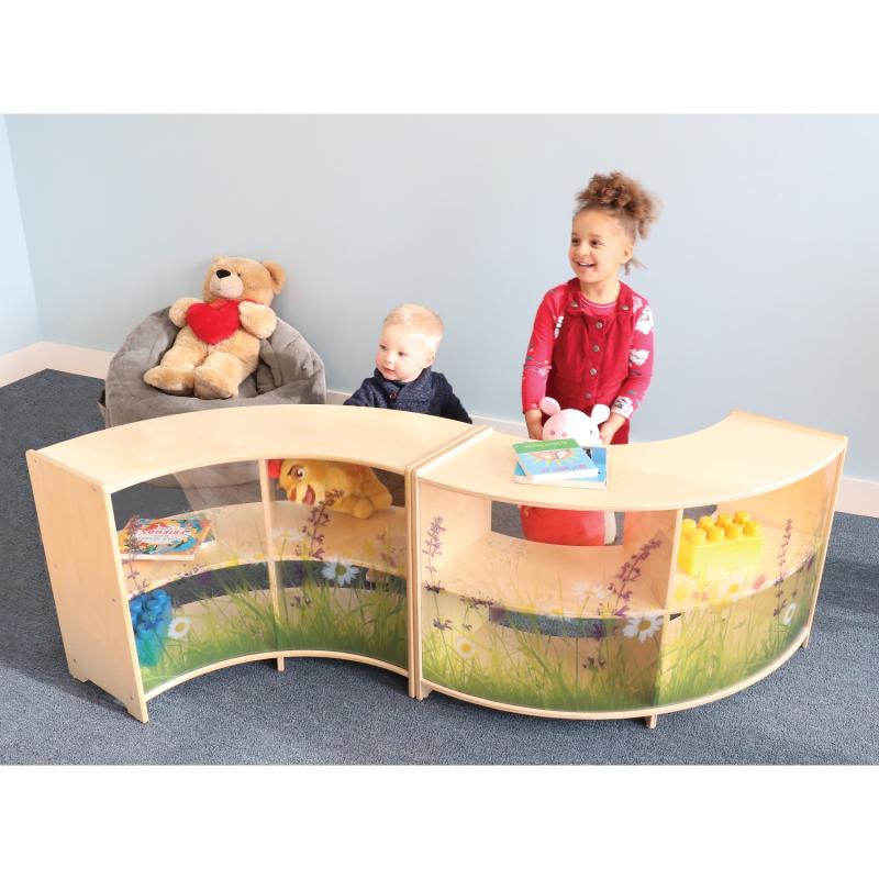 Whitney Brothers Nature View Curve Out Cabinet 24"H | Kids Collection | Modishstore-4
