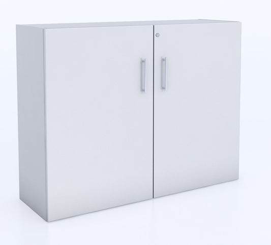 Whitney Brothers White Lockable Wall Cabinet | Cabinets | Modishstore