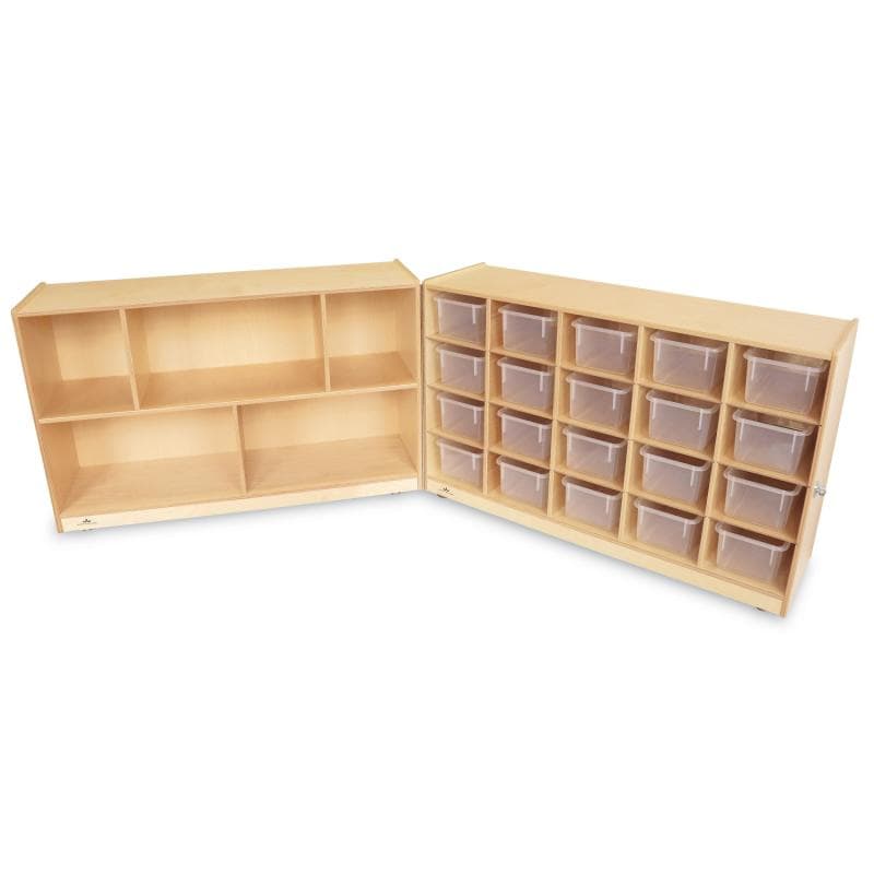 Whitney Brothers® 20 Tray Fold And Roll Storage Cabinet | Cabinets | Modishstore-3