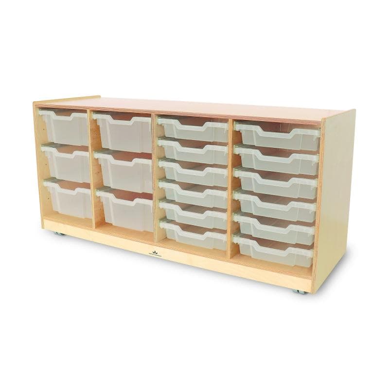 Whitney Brothers® Clear Tray Quad Storage Cabinet | Cabinets | Modishstore-3
