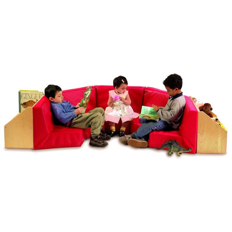 Whitney Brothers® Five Section Reading Nook | Bookcases | Modishstore-2