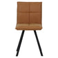 LeisureMod Wesley Modern Leather Dining Chair With Metal Legs | Dining Chairs | Modishstore