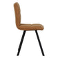 LeisureMod Wesley Modern Leather Dining Chair With Metal Legs | Dining Chairs | Modishstore - 4