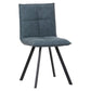LeisureMod Wesley Modern Leather Dining Chair With Metal Legs | Dining Chairs | Modishstore - 12