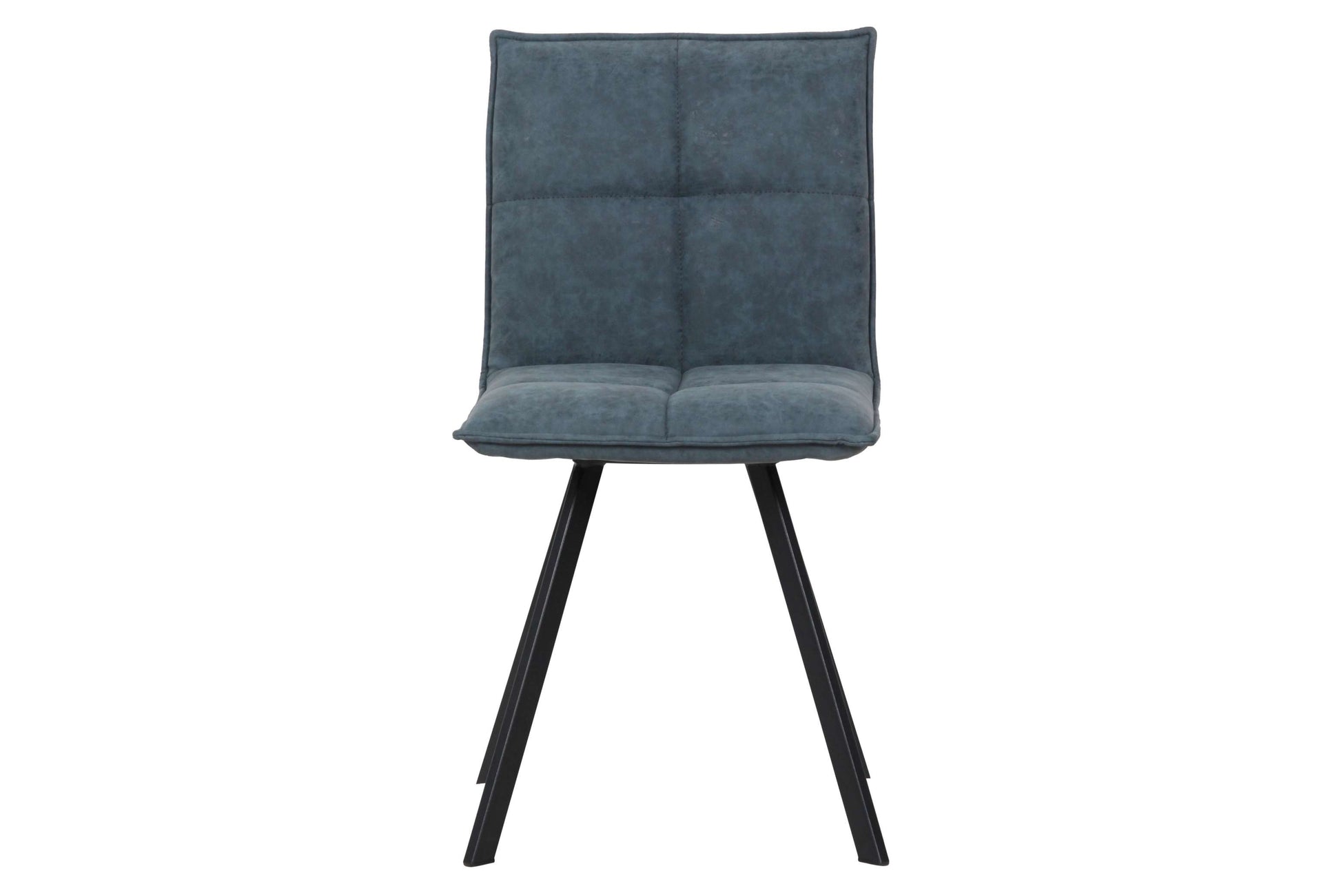 LeisureMod Wesley Modern Leather Dining Chair With Metal Legs | Dining Chairs | Modishstore - 7