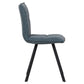 LeisureMod Wesley Modern Leather Dining Chair With Metal Legs | Dining Chairs | Modishstore - 10