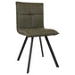 LeisureMod Wesley Modern Leather Dining Chair With Metal Legs | Dining Chairs | Modishstore - 16