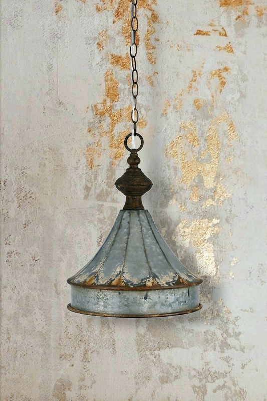 Vagabond Vintage Rustic Zinc Cupola Pendant Lamp | Modishstore | Pendant Lamps