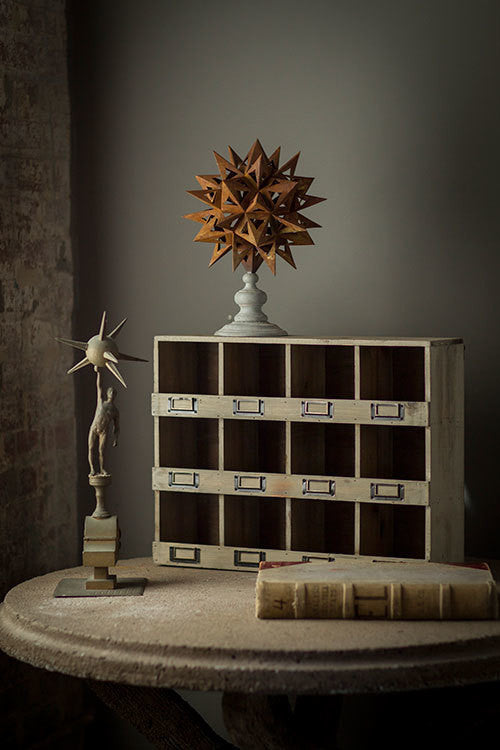 Vagabond Vintage Rustic Cubby Box | Modishstore | Shelves & Shelving Units-2