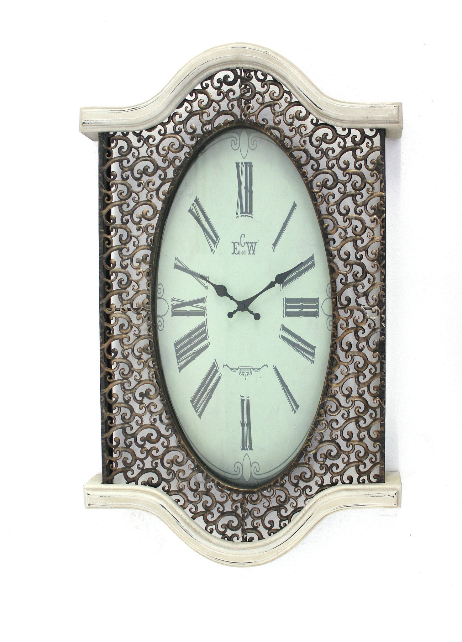 Screen Gems Metal & Wood Wall Clock - Set of 2 - WD-032 | Clocks | Modishstore