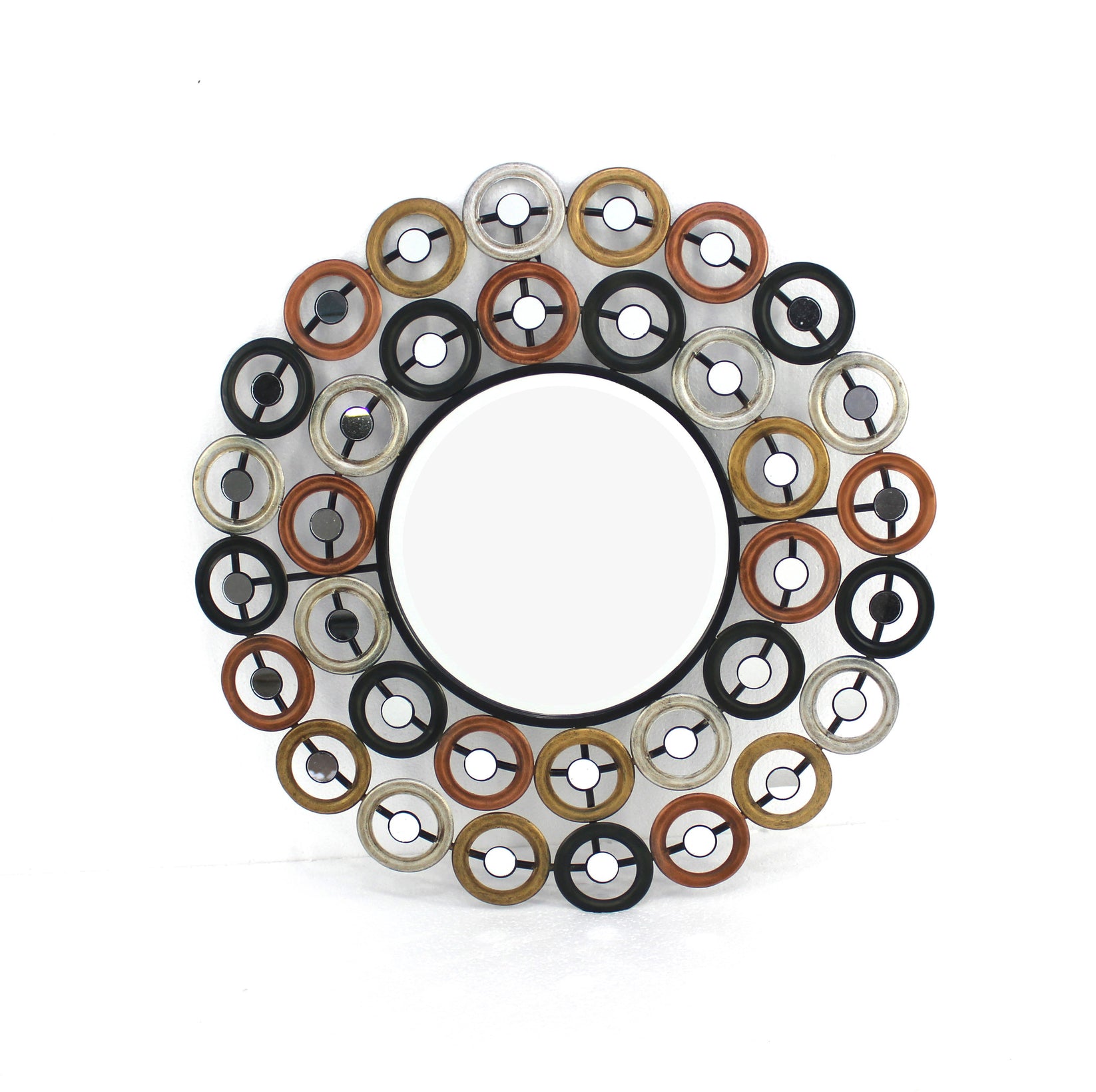 Screen Gems Metal Wall Mirror Set of 2 WD047 Multicolored