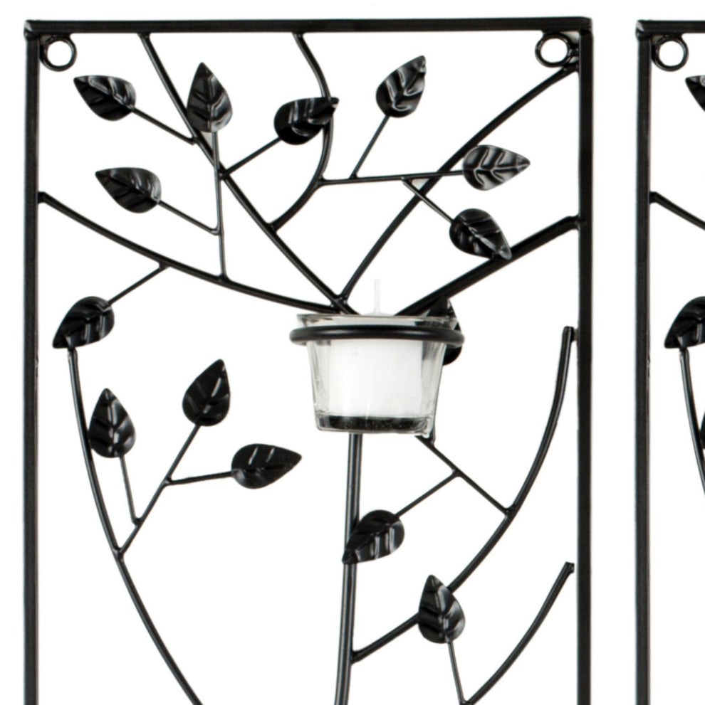 Climbing Leaves Margot TeaLights Wall Decor - Set Of 3 | Wall Decor | Modishstore - 3