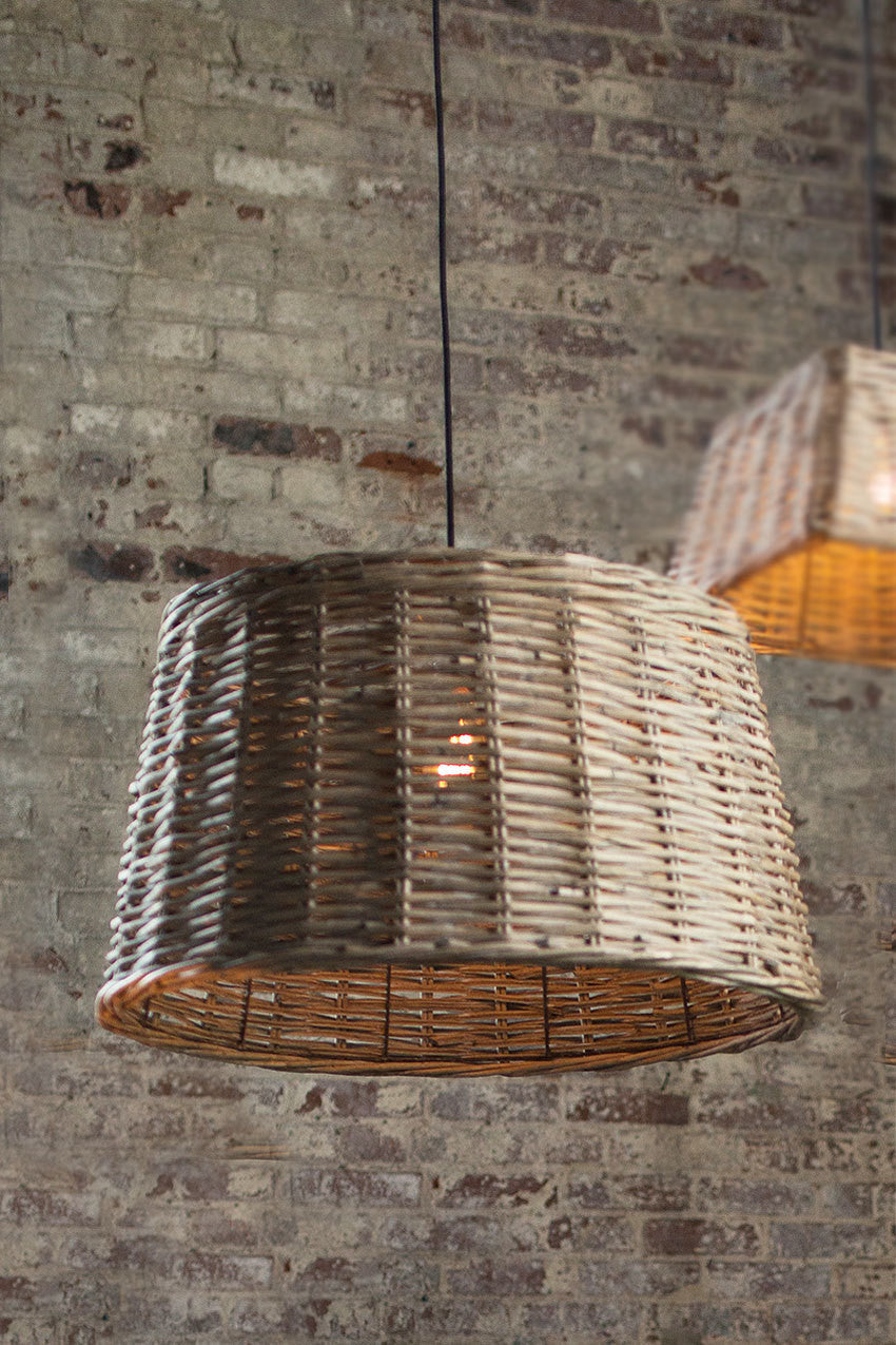 Vagabond Vintage Handwoven Round Pendant Shade - Large | Modishstore | Pendant Lamps