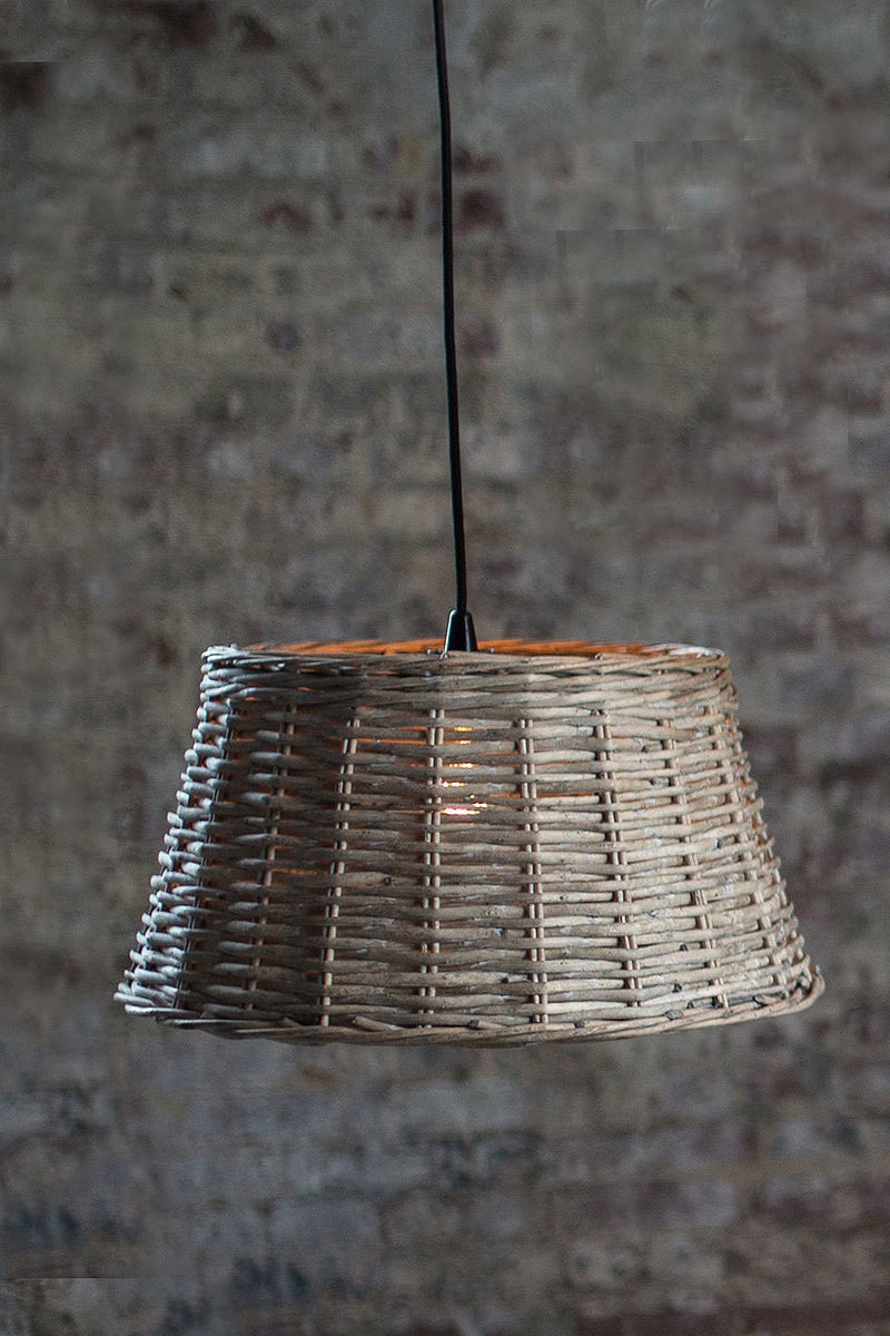 Vagabond Vintage Handwoven Round Pendant Shade - Small | Modishstore | Pendant Lamps