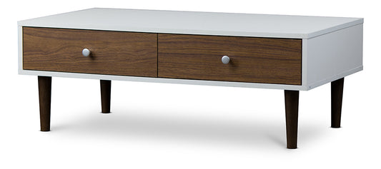 Baxton Studio Gemini Wood Contemporary Coffee Table | Modishstore | Coffee Tables
