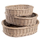 Vagabond Vintage Set of Three Willow Oval Baskets | Modishstore | Bins, Baskets & Buckets-2