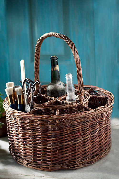 Vagabond Vintage Wicker Buffet Basket | Modishstore | Bins, Baskets & Buckets-2