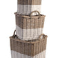 Vagabond Vintage Willow Square Basket Set of 3 | Modishstore | Bins, Baskets & Buckets-3