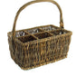 Vagabond Vintage 6-Compartment Wine Basket | Modishstore | Bins, Baskets & Buckets-3