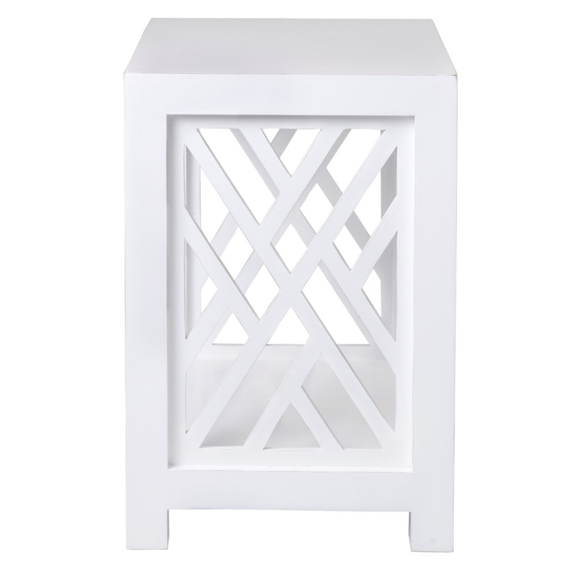 Chippendale Magowood Side Table with Shelf by Jeffan | Side Tables | Modishstore - 2