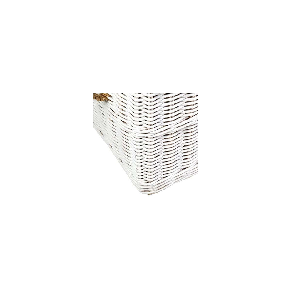 Boca Rattan Baskets and Jute Text-set of 2 by Jeffan | Bins, Baskets & Buckets | Modishstore - 4