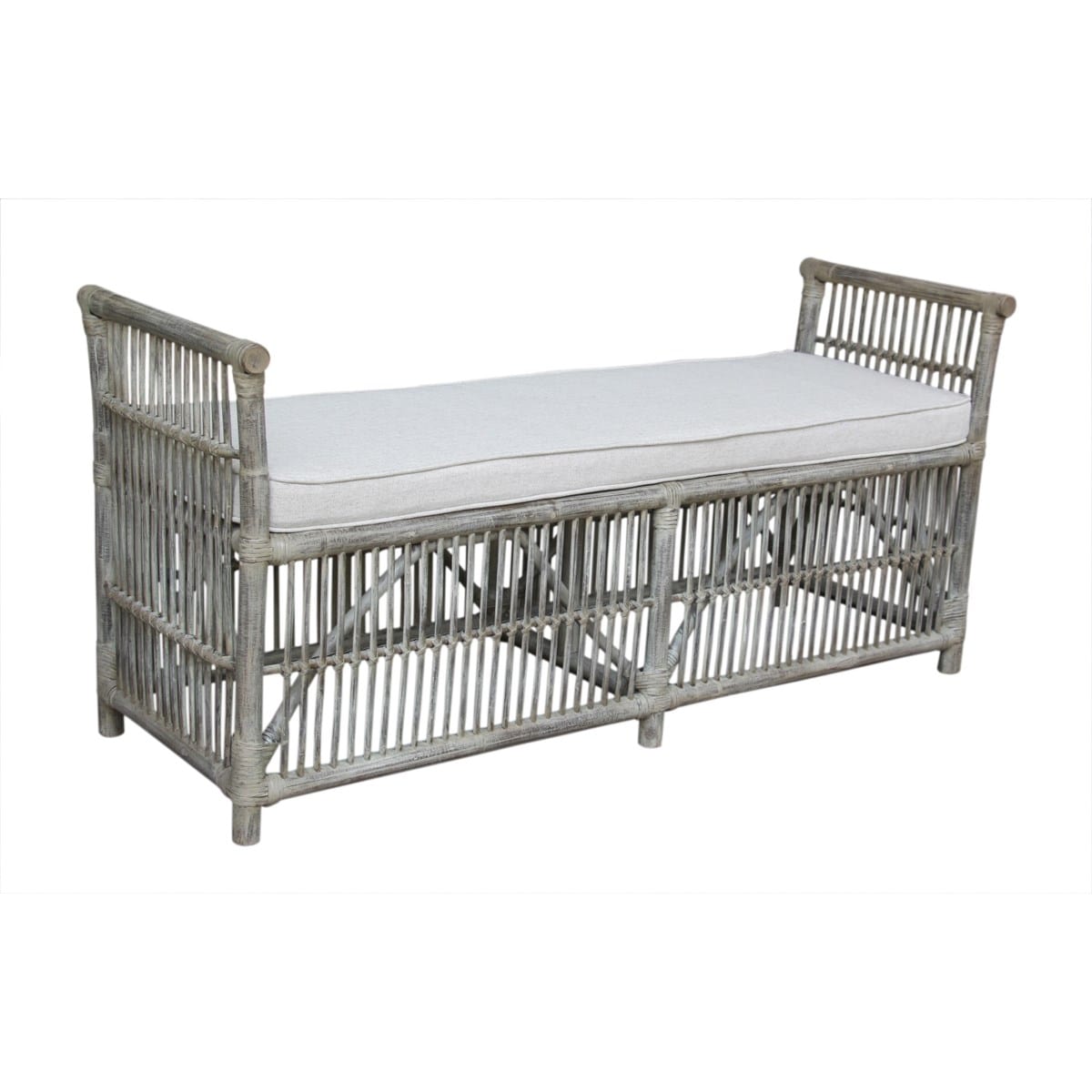 Winston Rattan Bench by Jeffan | Benches | Modishstore