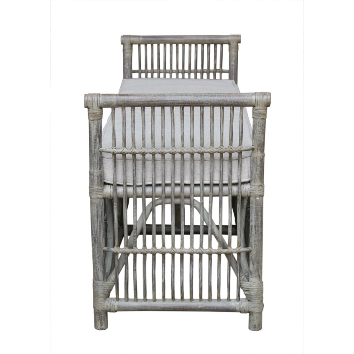 Winston Rattan Bench by Jeffan | Benches | Modishstore - 2