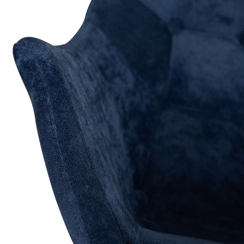 LeisureMod Willow Velvet Eiffel Base Rocking Chair | Rocking Chairs | Modishstore - 5