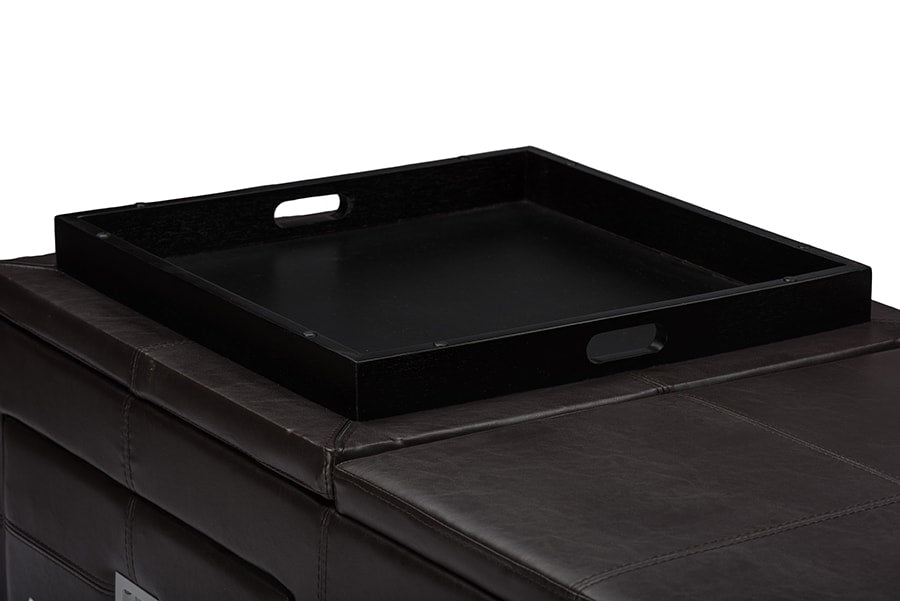 baxton studio indy modern and contemporary functional lift top cocktail ottoman table with storage drawers and tray | Modish Furniture Store-6