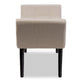 baxton studio tamblin mid century modern retro beige linen fabric upholstered grid tufting 50 inch bench | Modish Furniture Store-3