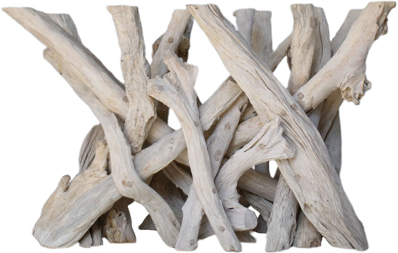 Driftwood Console Table- Bleached, by Artisan Living | Console Tables | Modishstore-4