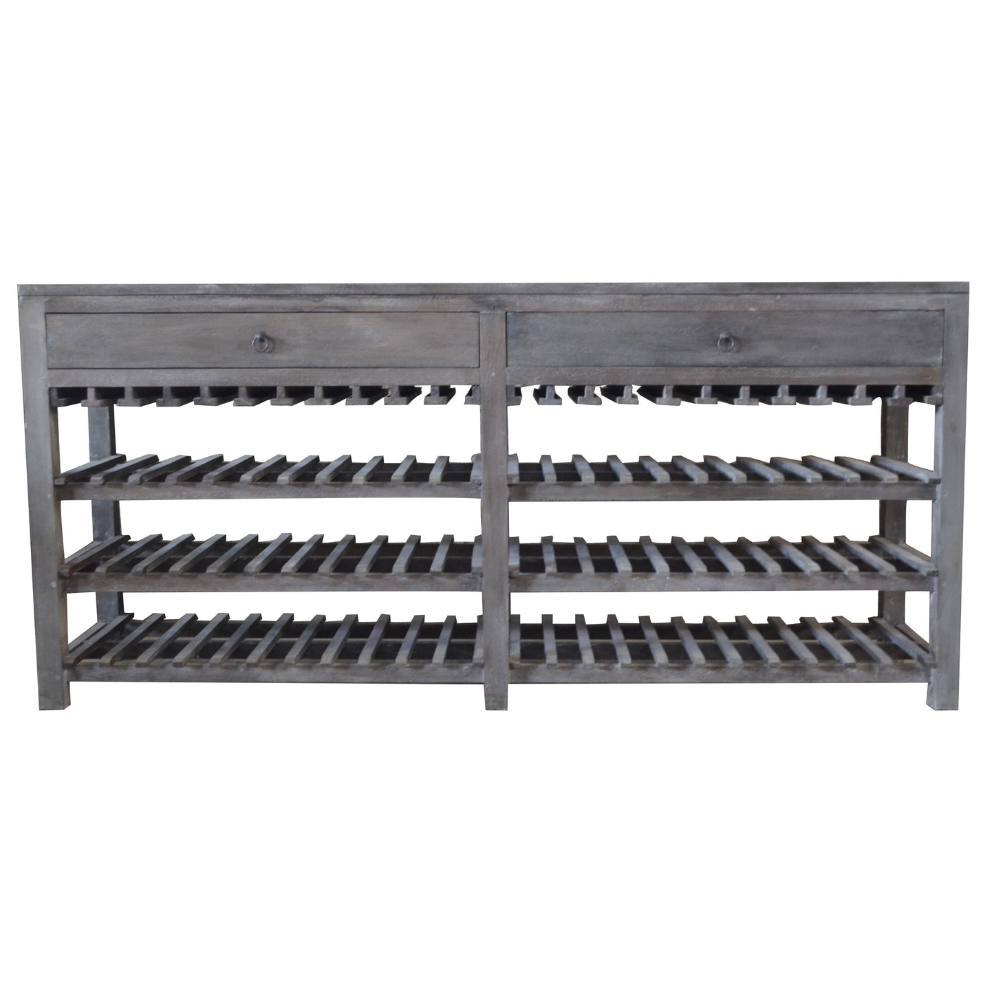 A&B Home Rhodes Cafe Wood Wine Rack With Drawers | Wine Racks | Modishstore