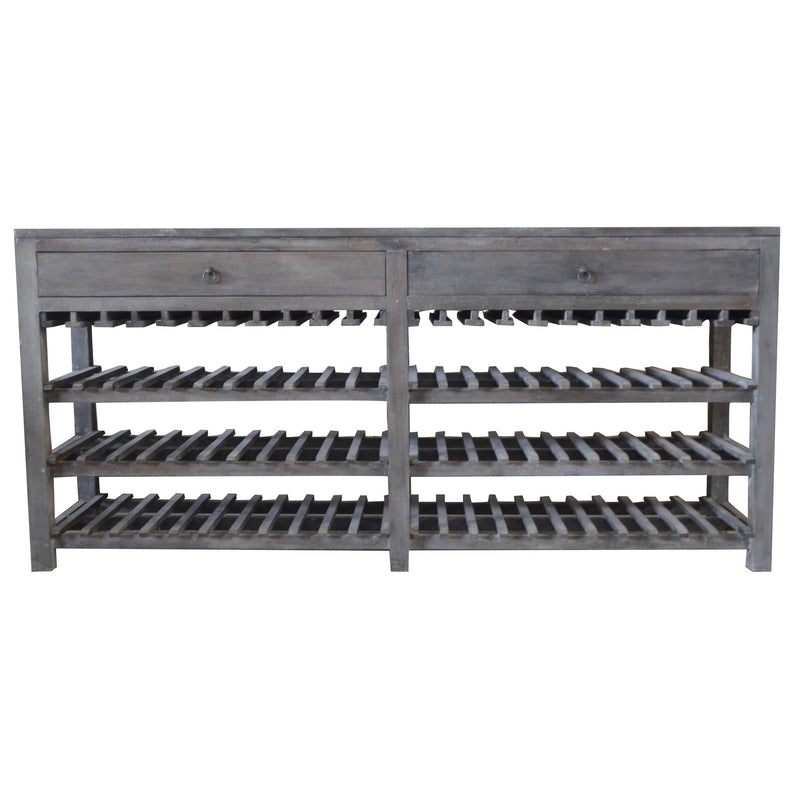 A&B Home Rhodes Cafe Wood Wine Rack With Drawers | Wine Racks | Modishstore