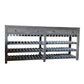 A&B Home Rhodes Cafe Wood Wine Rack With Drawers - 2